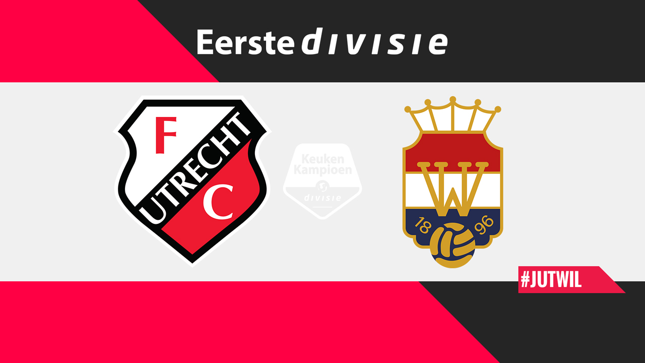 Jong Utrecht vs Willem II poster