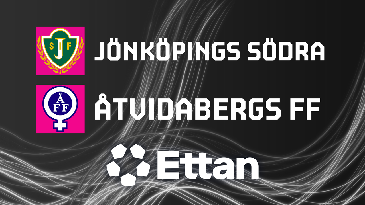 Jönköping Södra vs Åtvidaberg poster