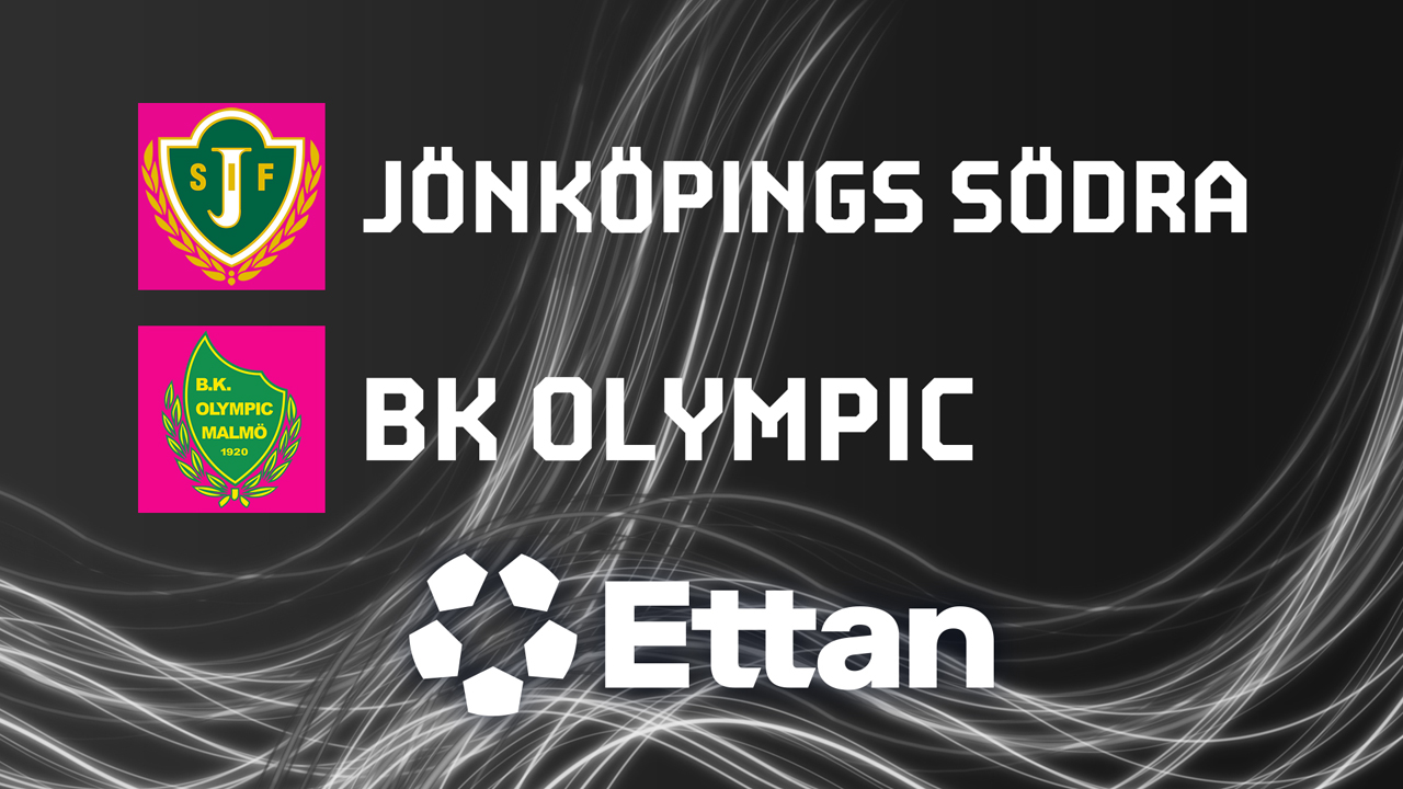 Jönköping Södra vs BK Olympic poster