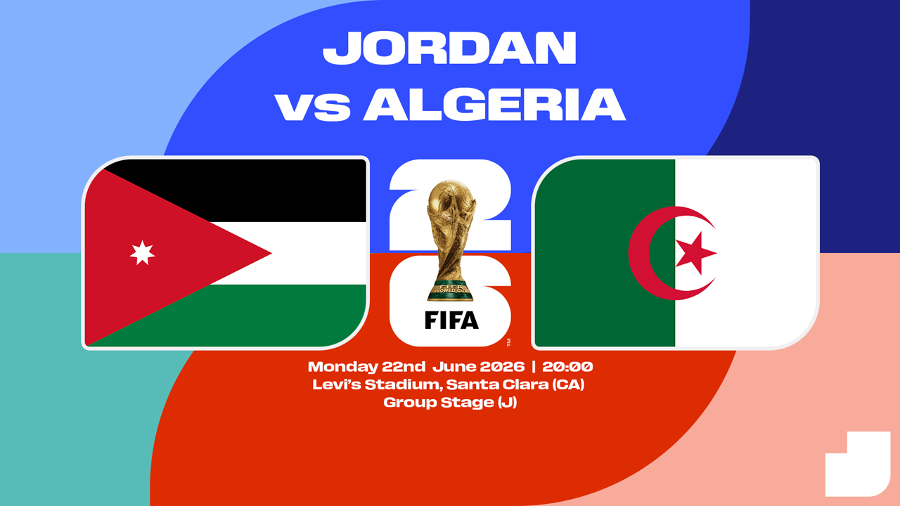 Jordan vs Algeria poster