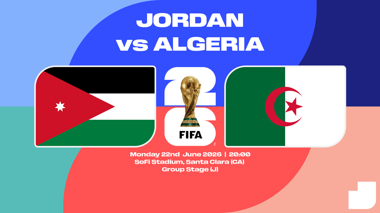 Jordan vs Algeria poster