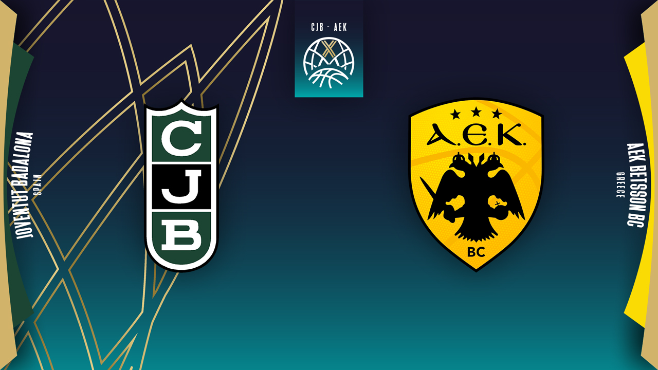 Joventut Badalona vs AEK BC poster