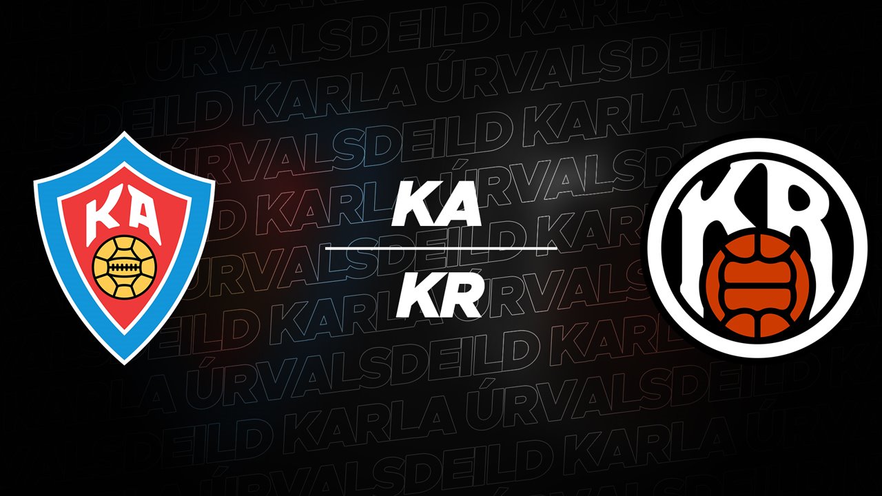KA Akureyri vs KR Reykjavík poster