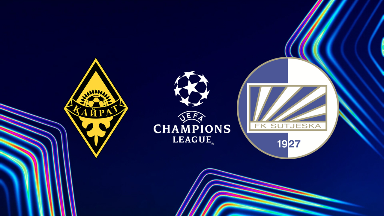 Kairat Almaty vs Sutjeska poster