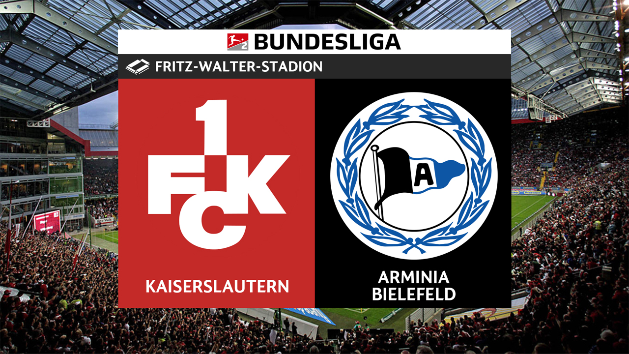 Kaiserslautern vs Arminia Bielefeld poster