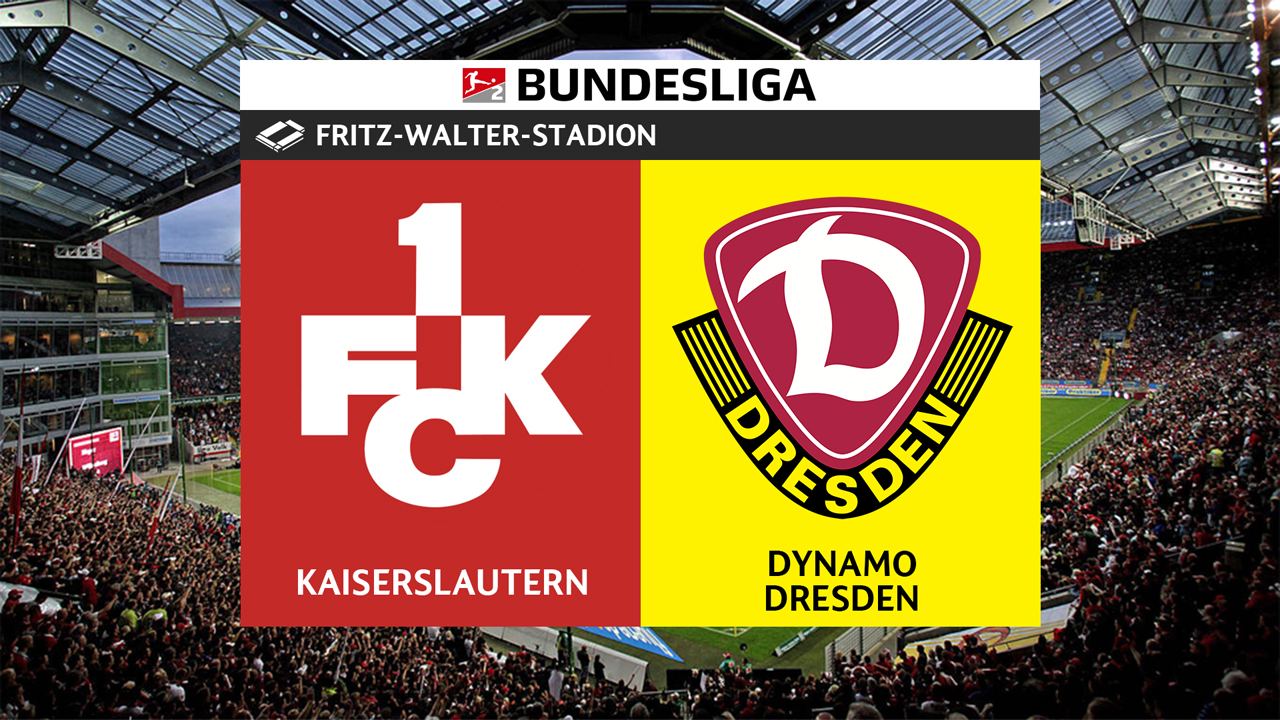 Kaiserslautern vs Dynamo Dresden poster