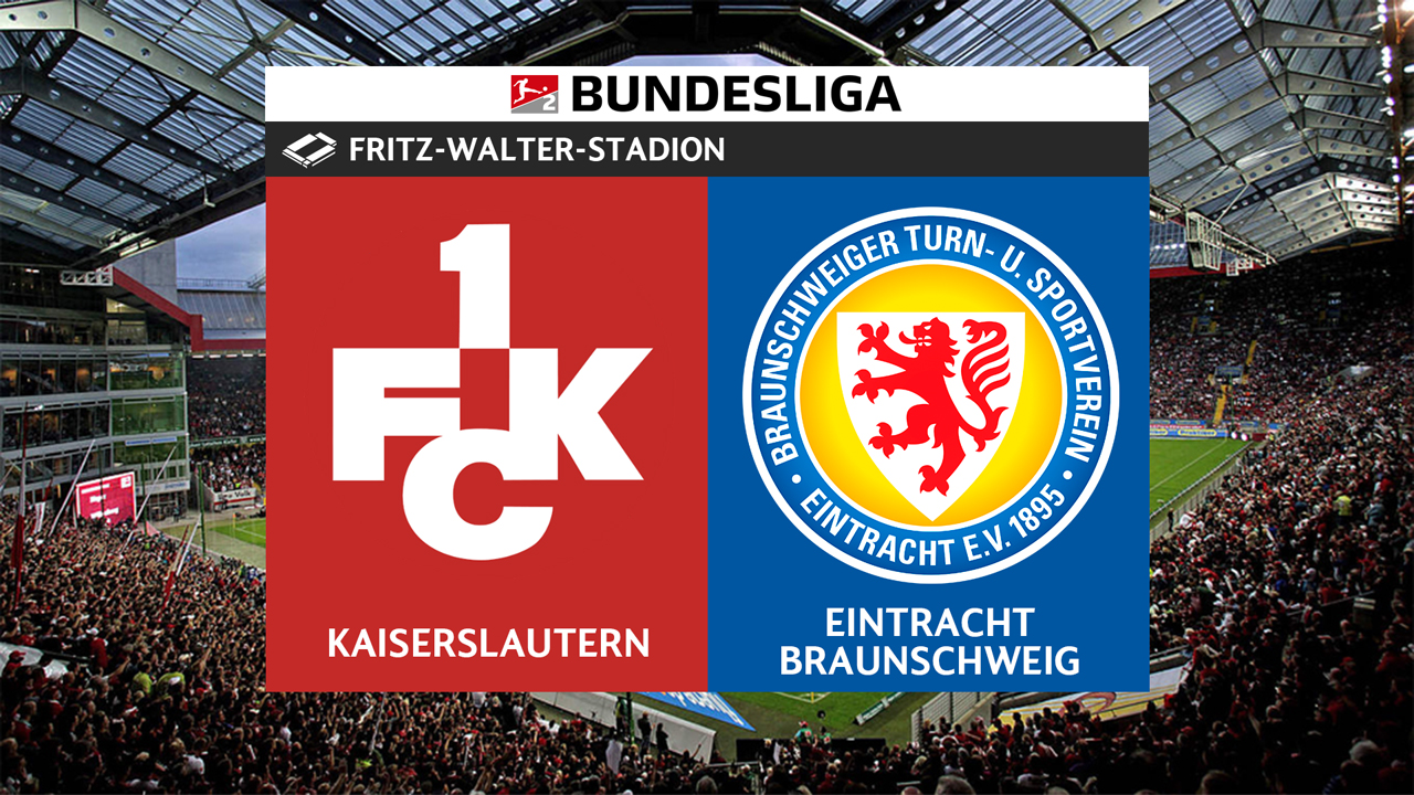 Kaiserslautern vs Eintracht Braunschweig poster