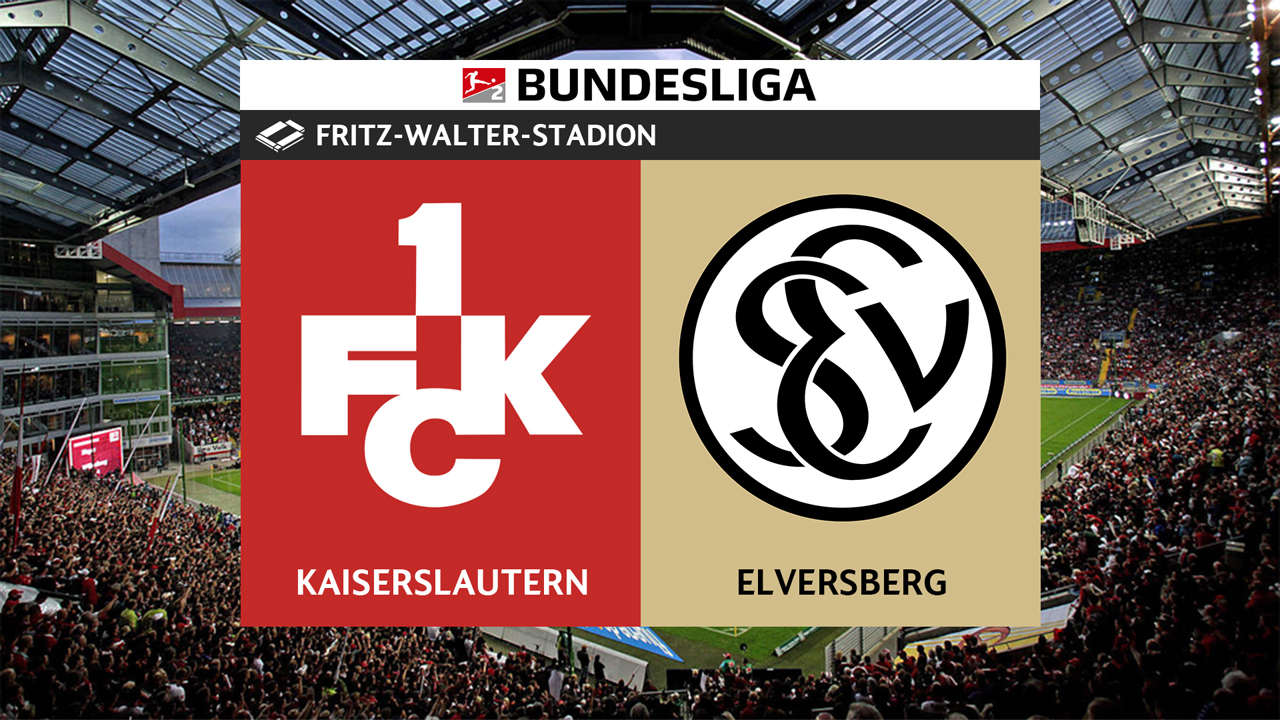 Kaiserslautern vs Elversberg poster