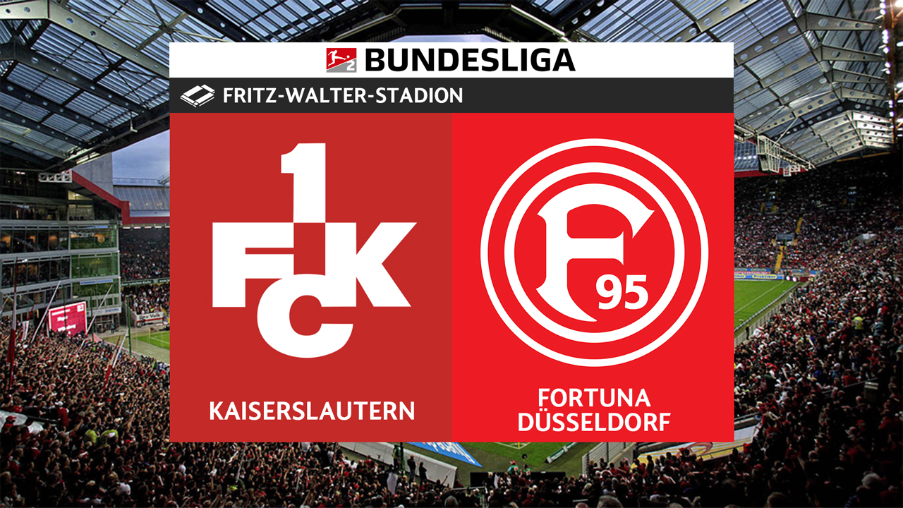 Kaiserslautern vs Fortuna Düsseldorf poster
