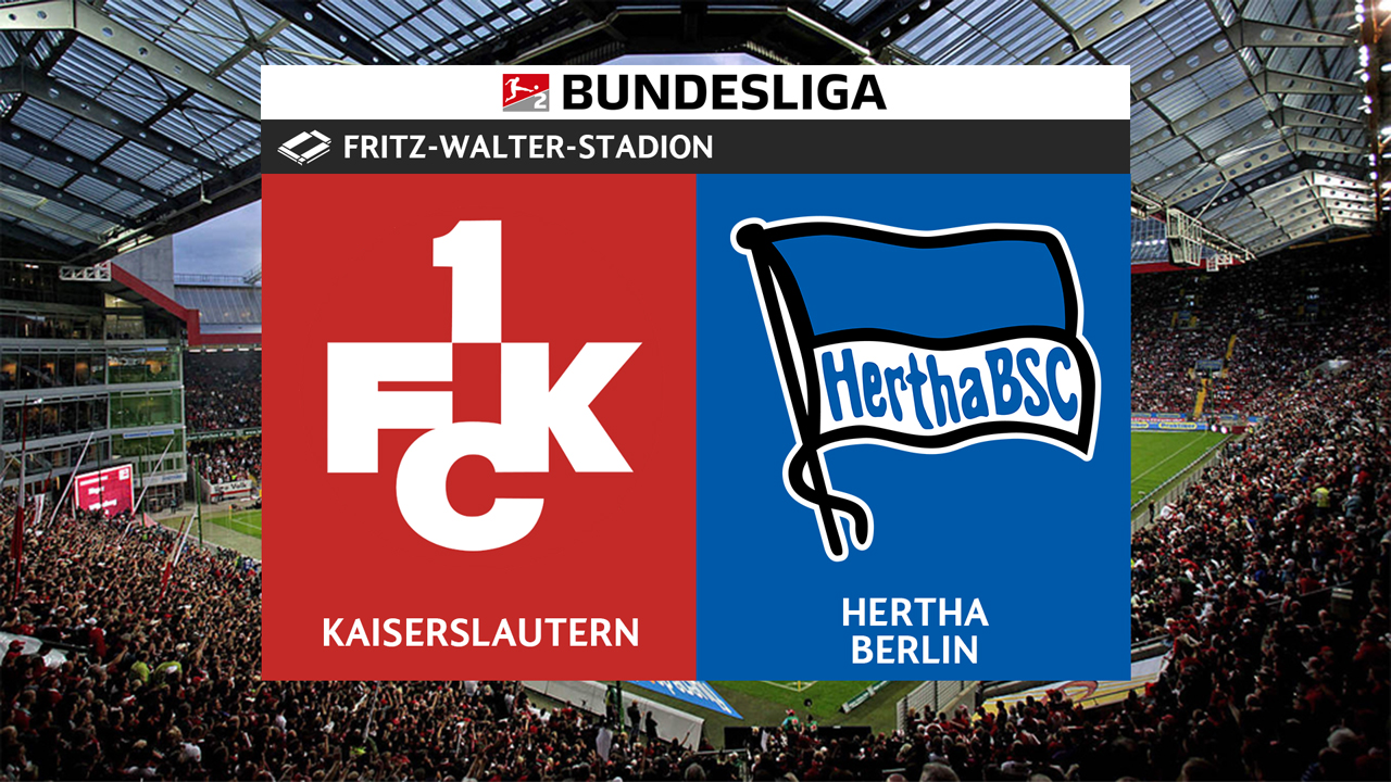 Kaiserslautern vs Hertha poster