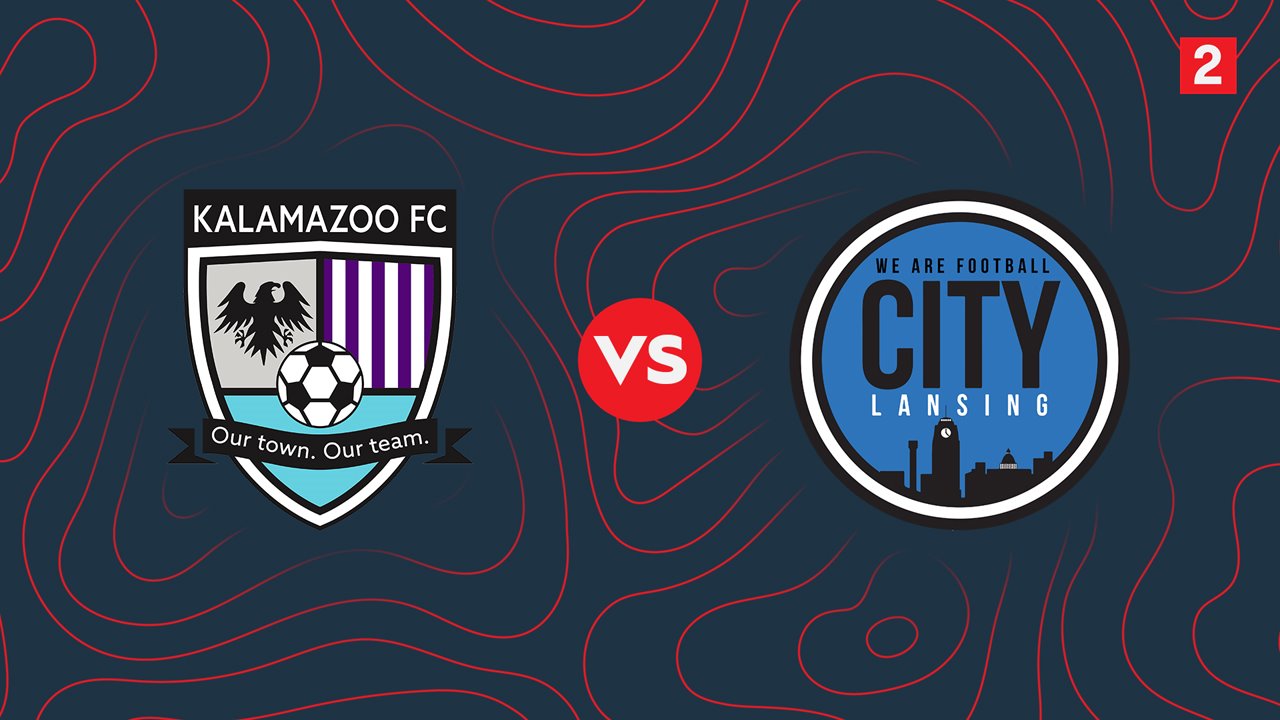 Kalamazoo FC vs Lansing City Football poster