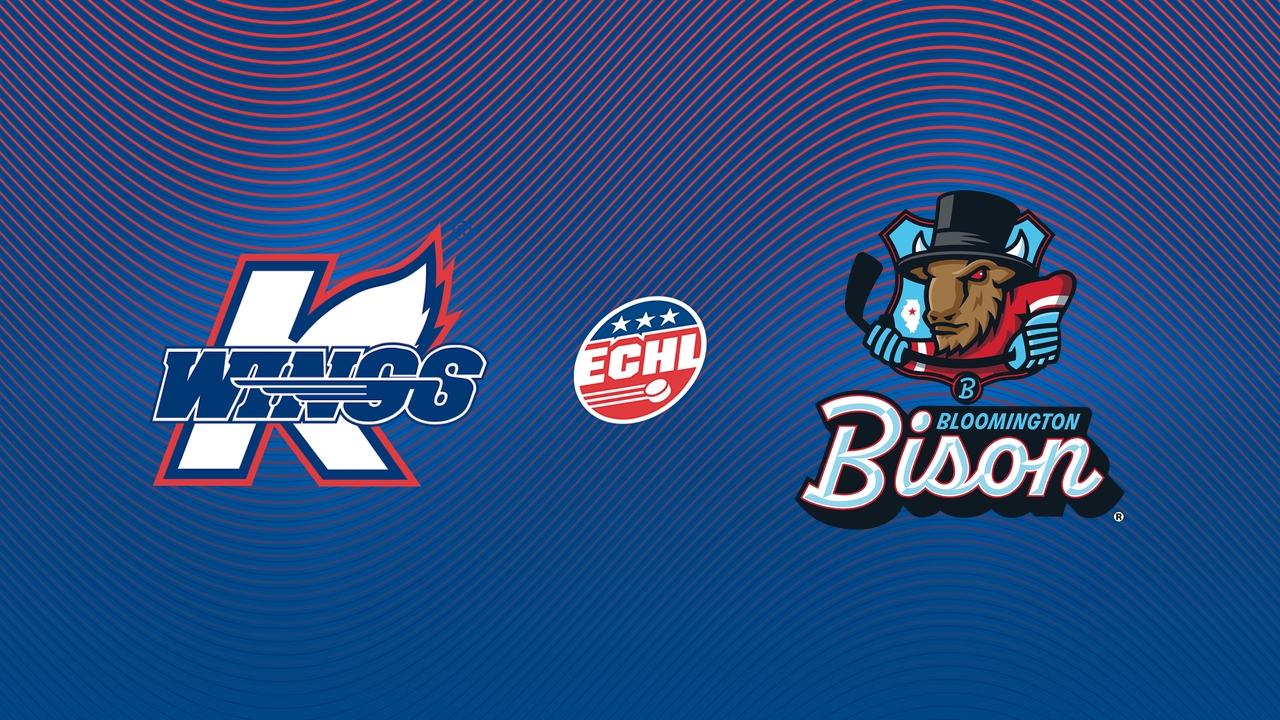 Kalamazoo Wings vs Bloomington Bison poster