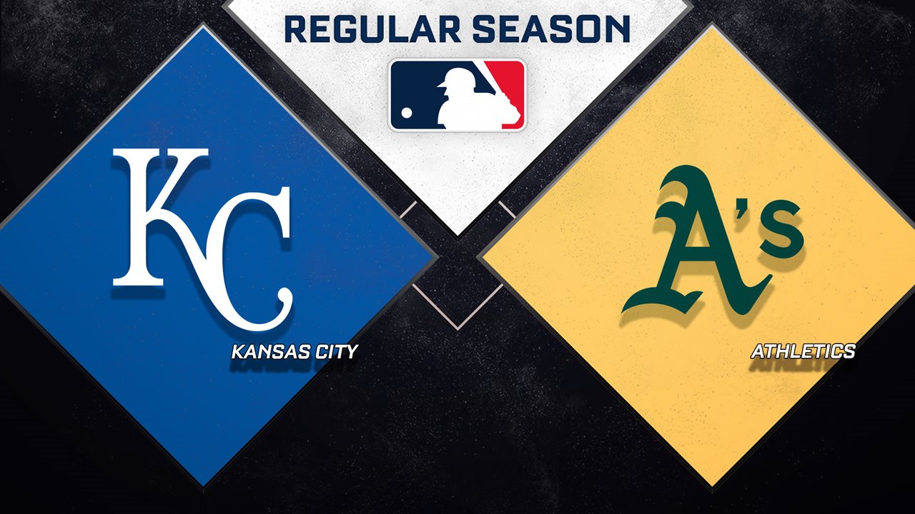Kansas City Royals vs Athletics poster
