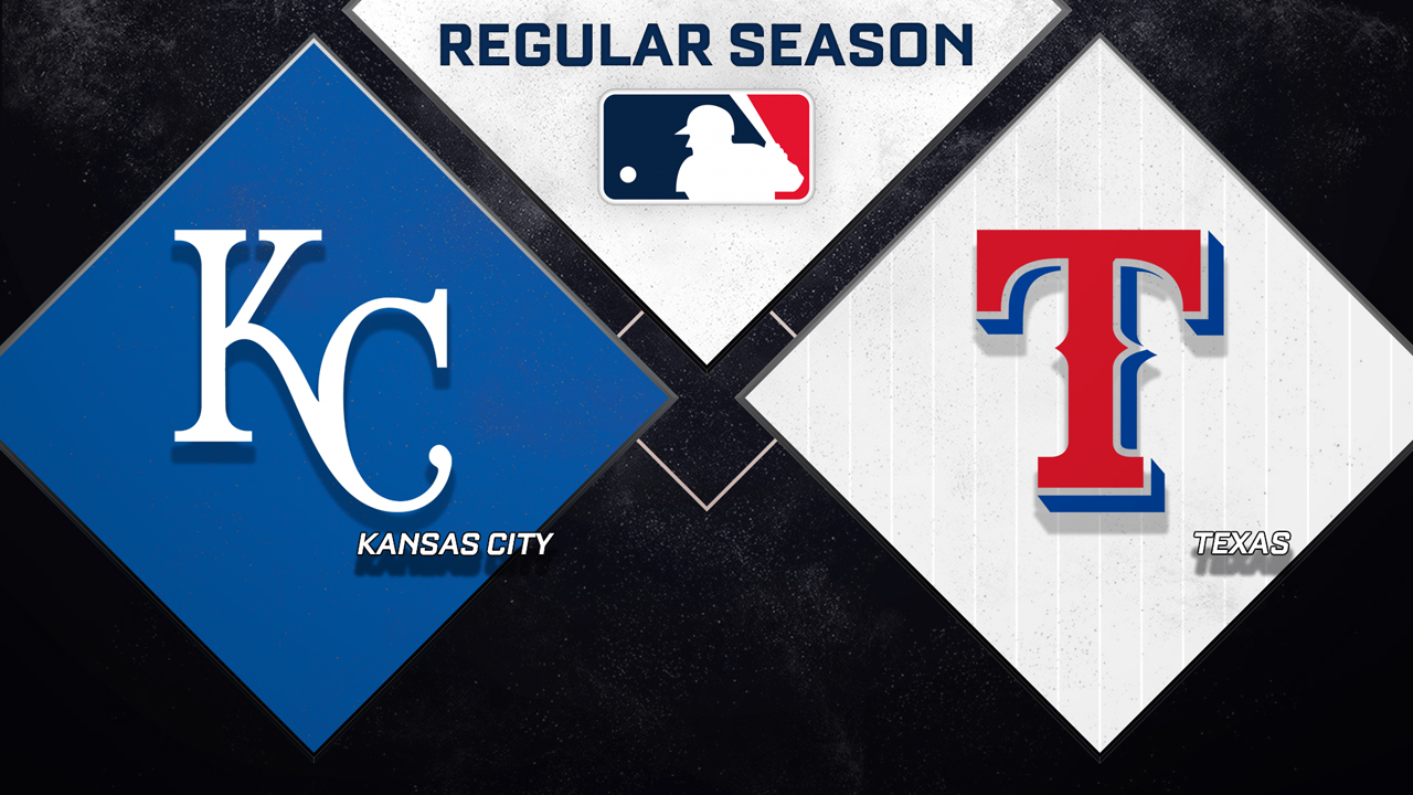 Kansas City Royals vs Texas Rangers poster