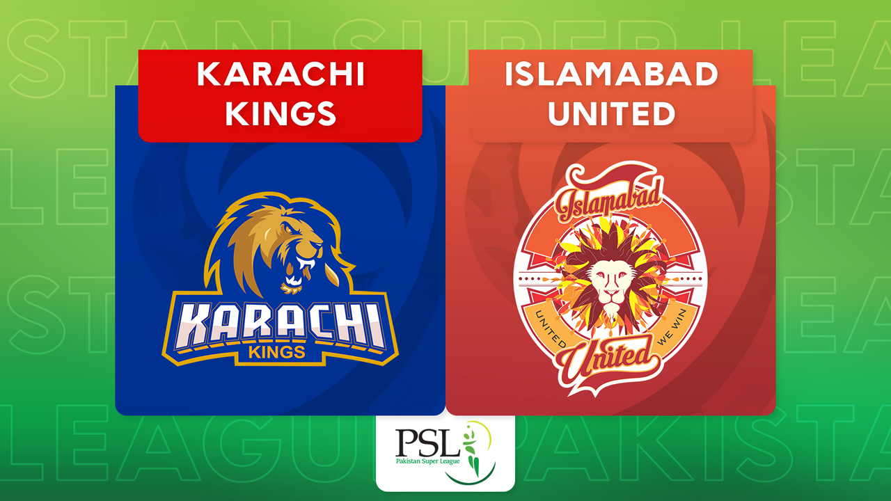 Karachi Kings vs Islamabad United poster
