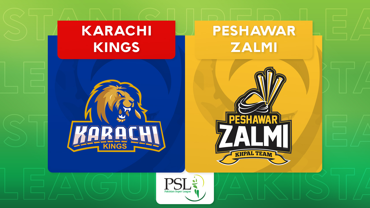 Karachi Kings vs Peshawar Zalmi poster