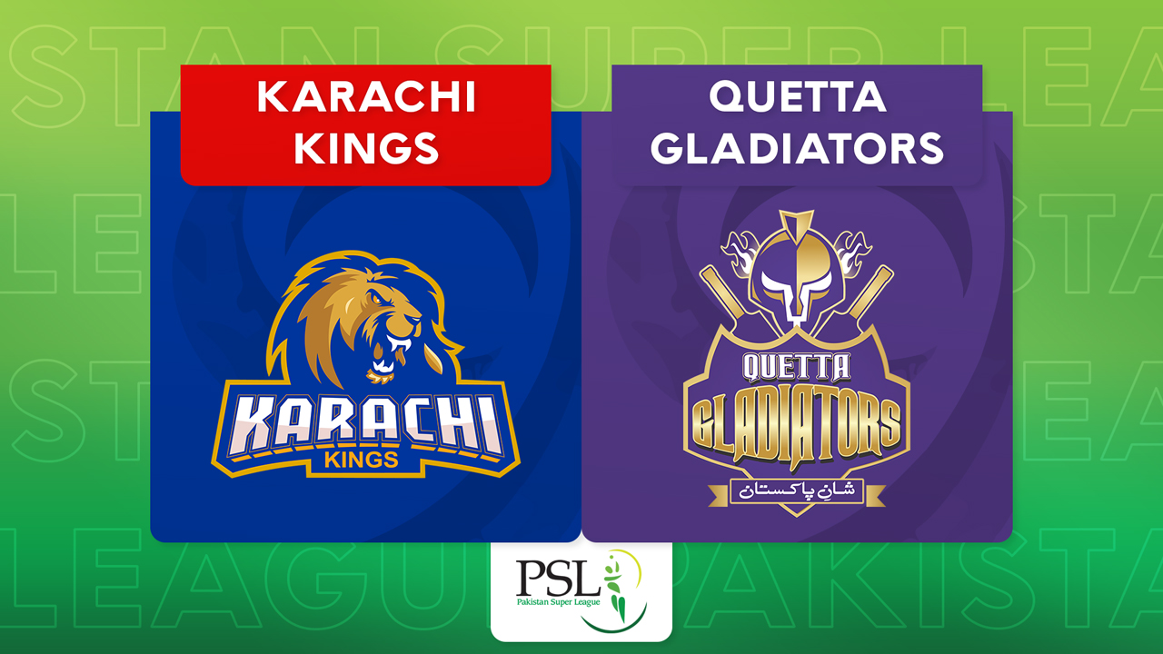 Karachi Kings vs Quetta Gladiators poster