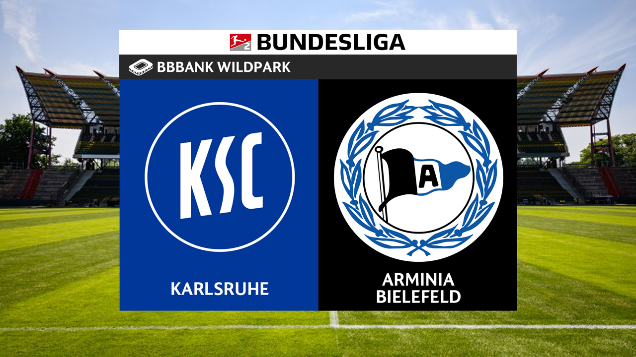 Karlsruhe vs Arminia Bielefeld poster