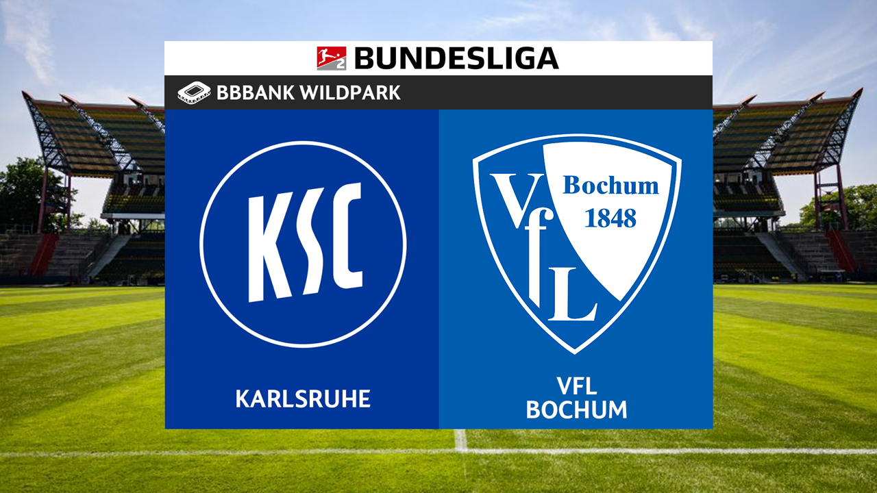 Karlsruhe vs Bochum poster