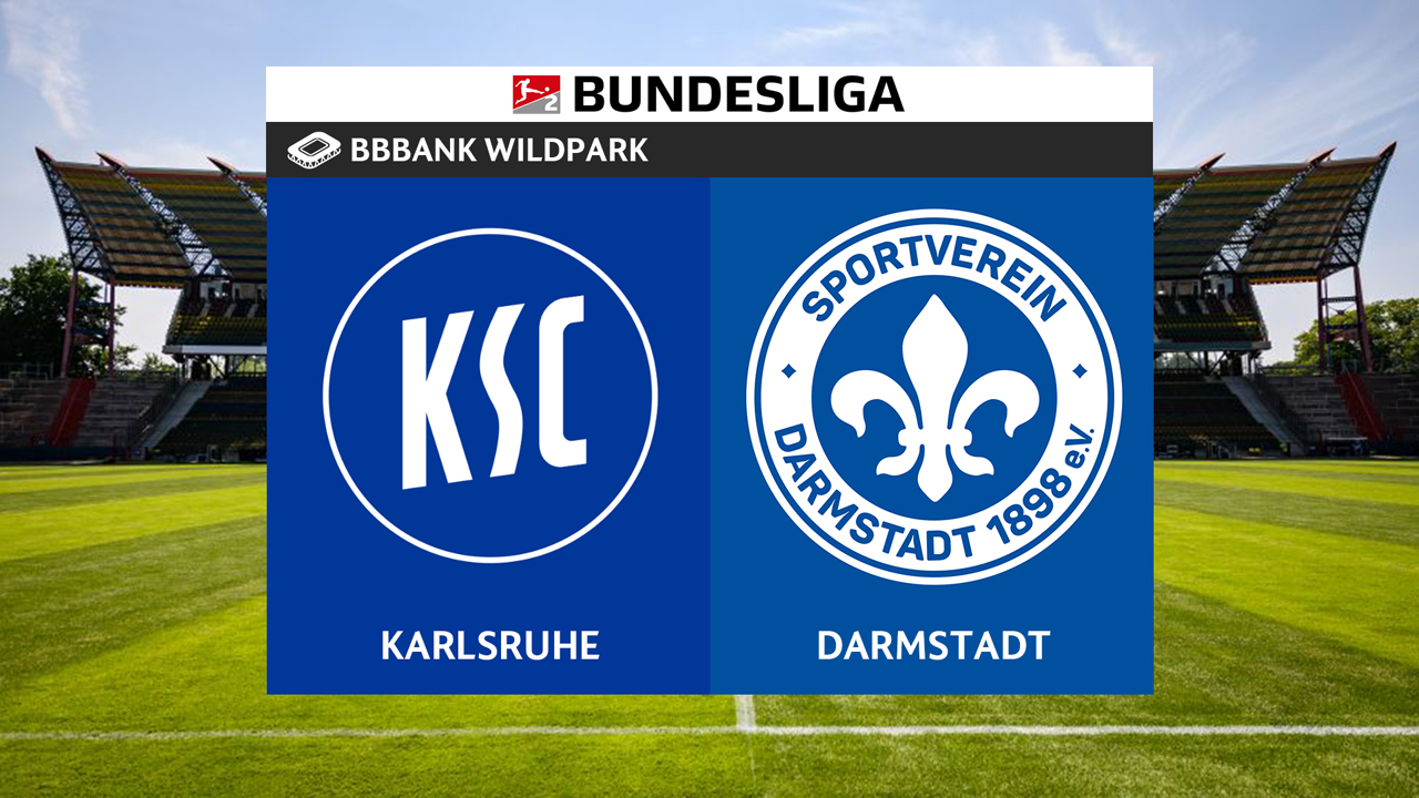 Karlsruhe vs Darmstadt poster