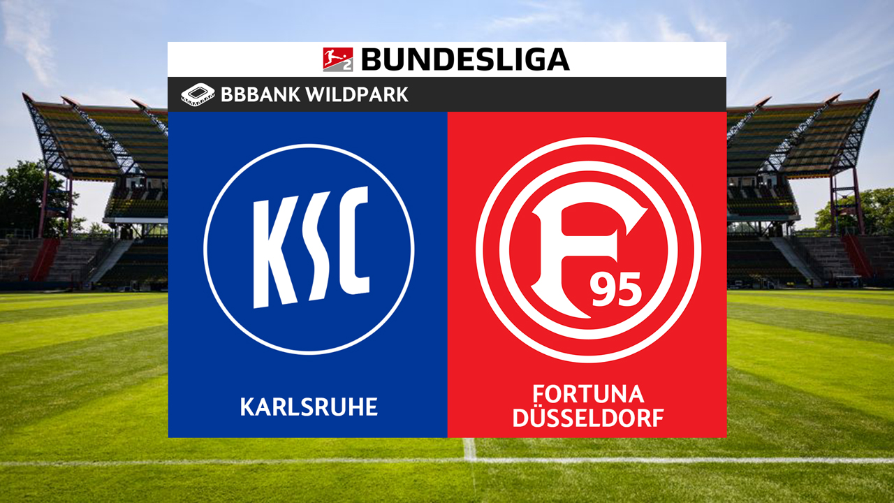 Karlsruhe vs Fortuna Düsseldorf poster
