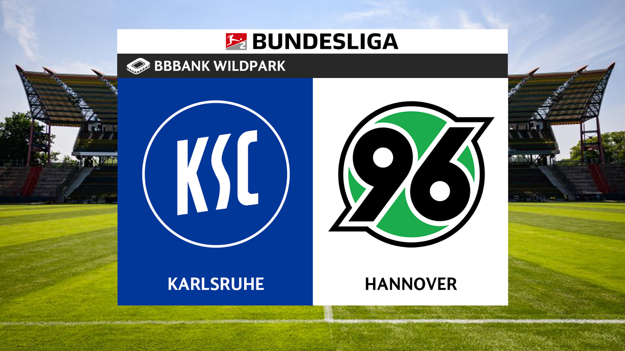 Karlsruhe vs Hannover poster