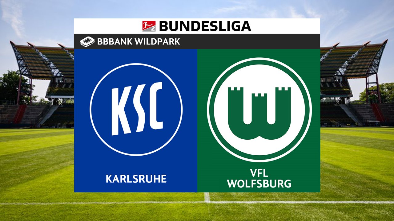 Karlsruhe vs Wolfsburg poster