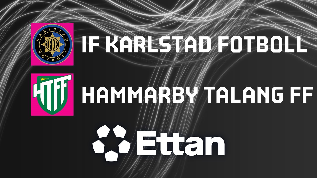 Karlstad vs Hammarby Talang poster