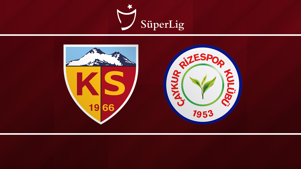 Kayserispor vs Rizespor poster