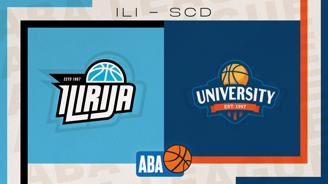 KD Ilirija vs KK Studentski centar poster