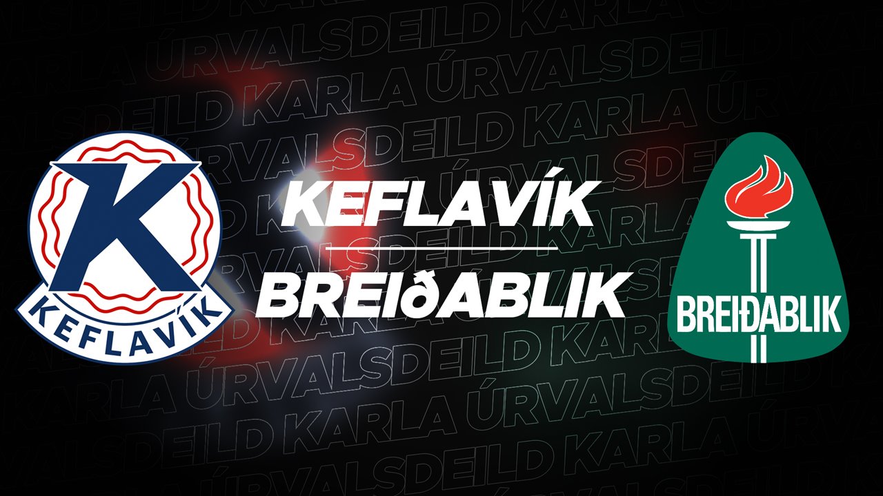 Keflavík vs Breiðablik poster