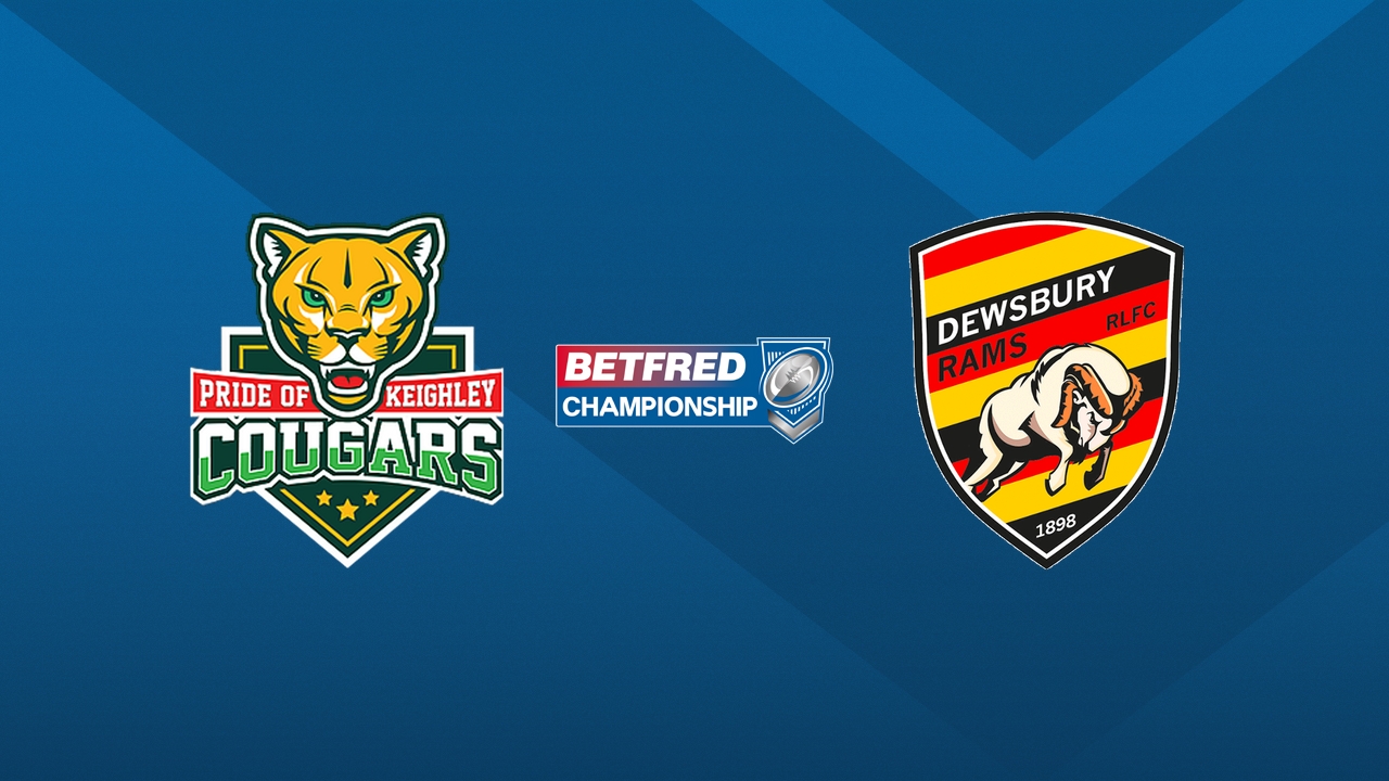 Keighley Cougars vs Dewsbury Rams poster