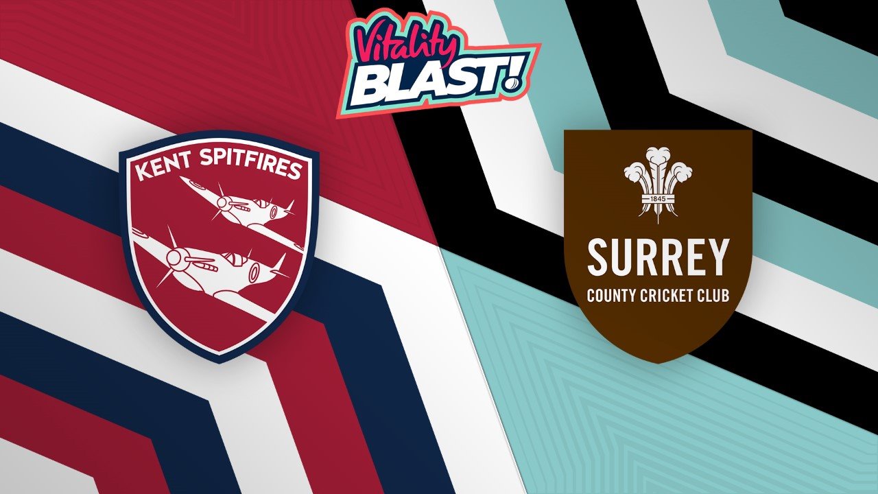 Kent Spitfires vs Surrey t20 poster