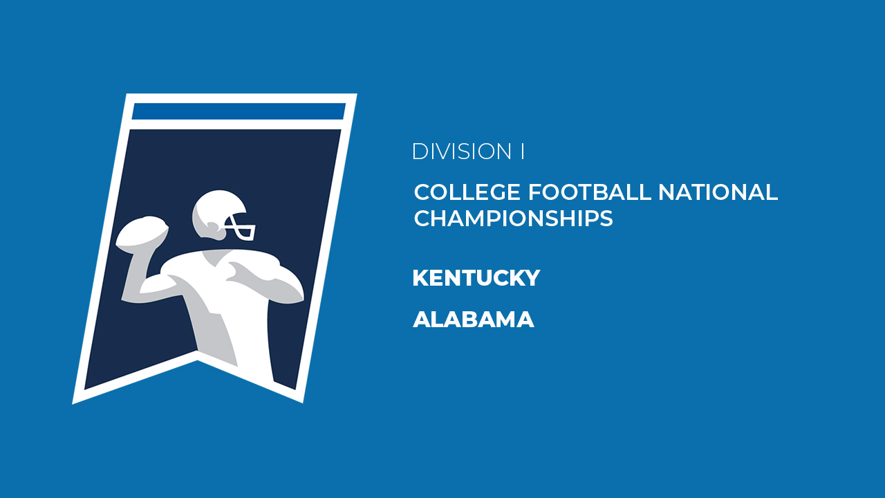 Kentucky vs Alabama poster