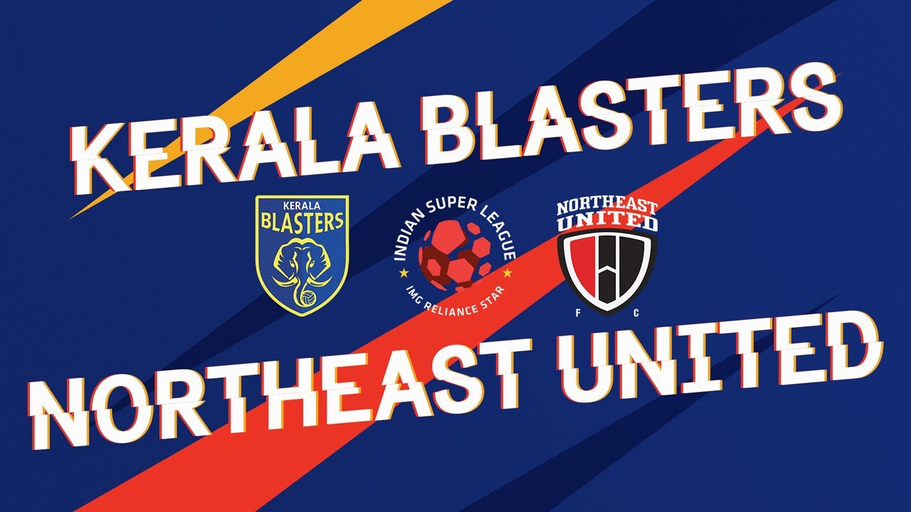 Kerala Blasters vs NorthEast United poster