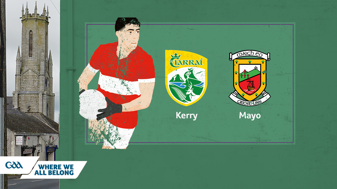 Kerry GAA Football vs Mayo GAA Football poster