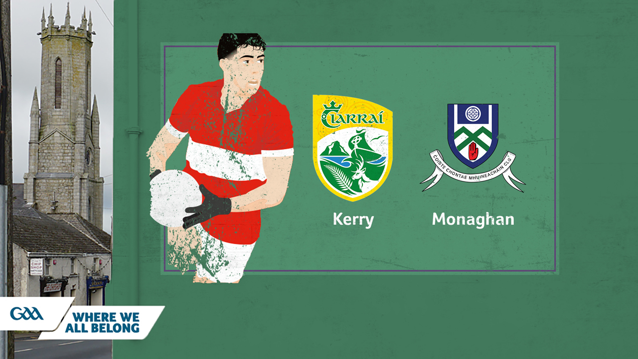Kerry GAA Football vs Monaghan GAA Football poster