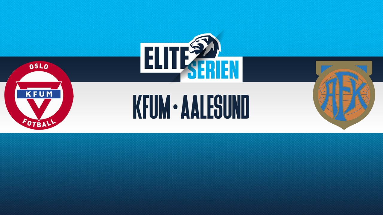 KFUM-Kameratene Oslo vs Aalesund poster