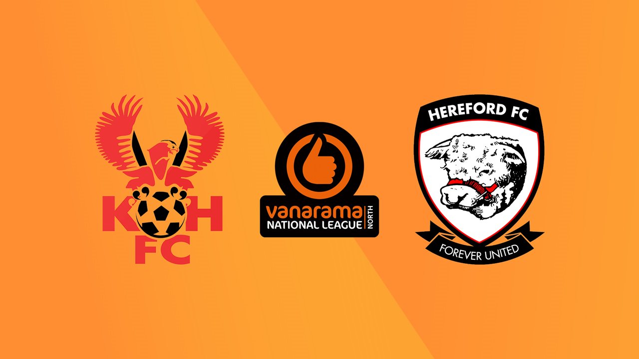 Kidderminster Harriers vs Hereford poster