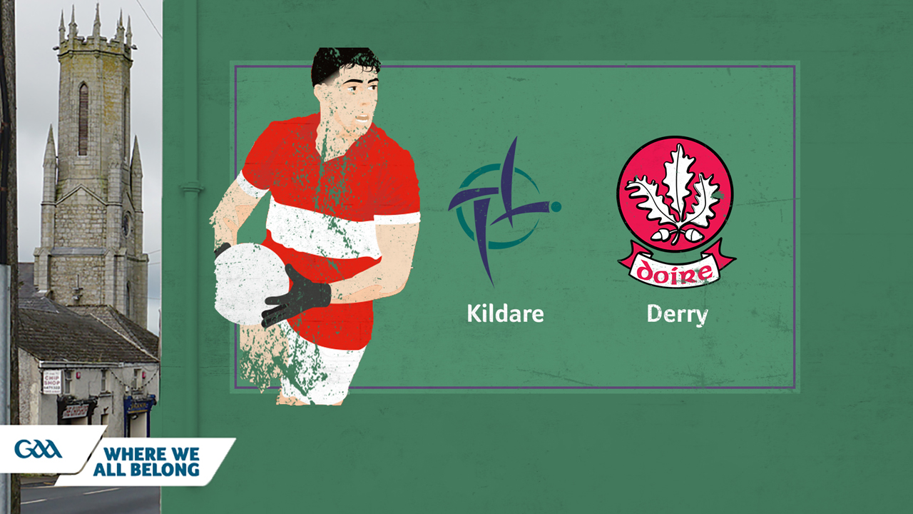 Kildare GAA Football vs Derry GAA Football poster