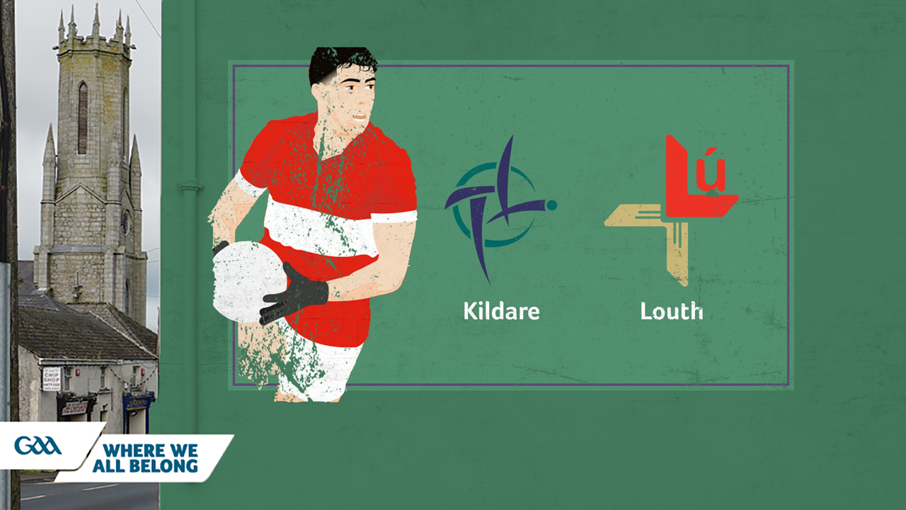 Kildare GAA Football vs Louth GAA Football poster
