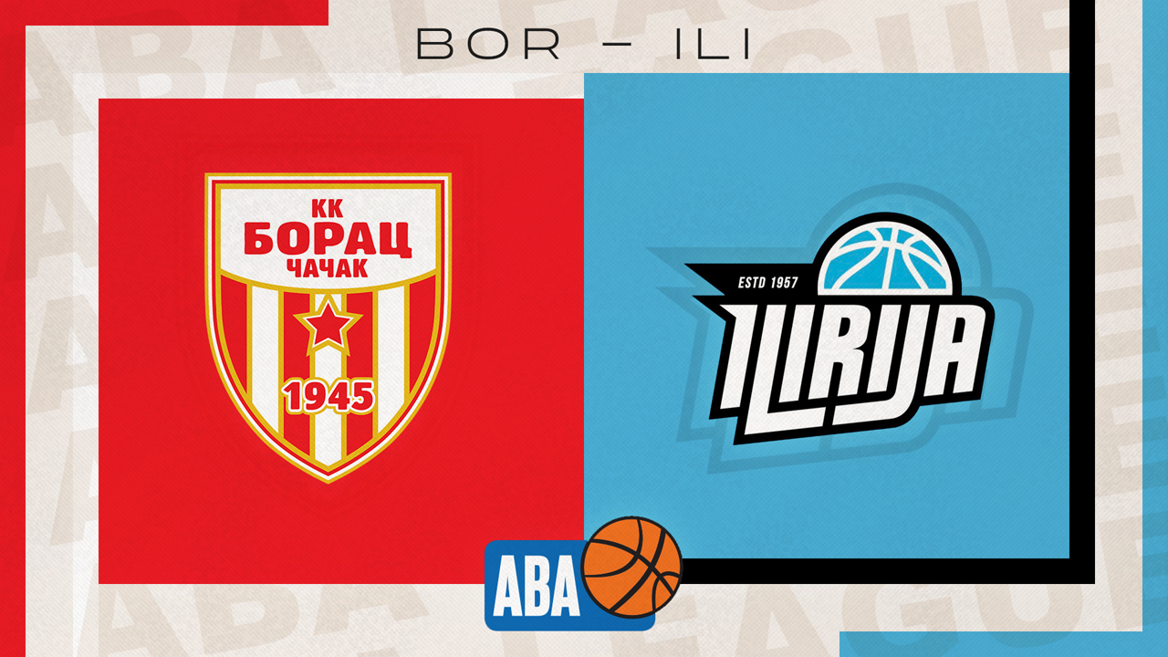 KK Borac Čačak vs KD Ilirija poster