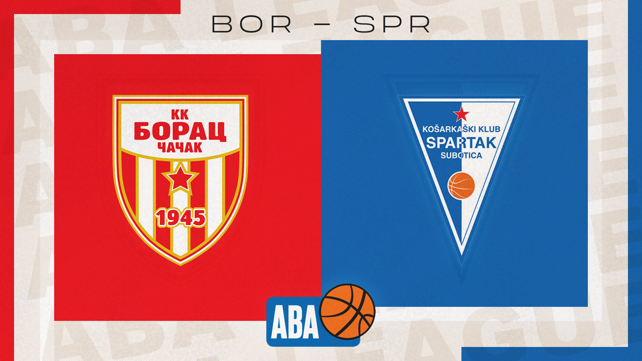 KK Borac Čačak vs KK Spartak Subotica poster