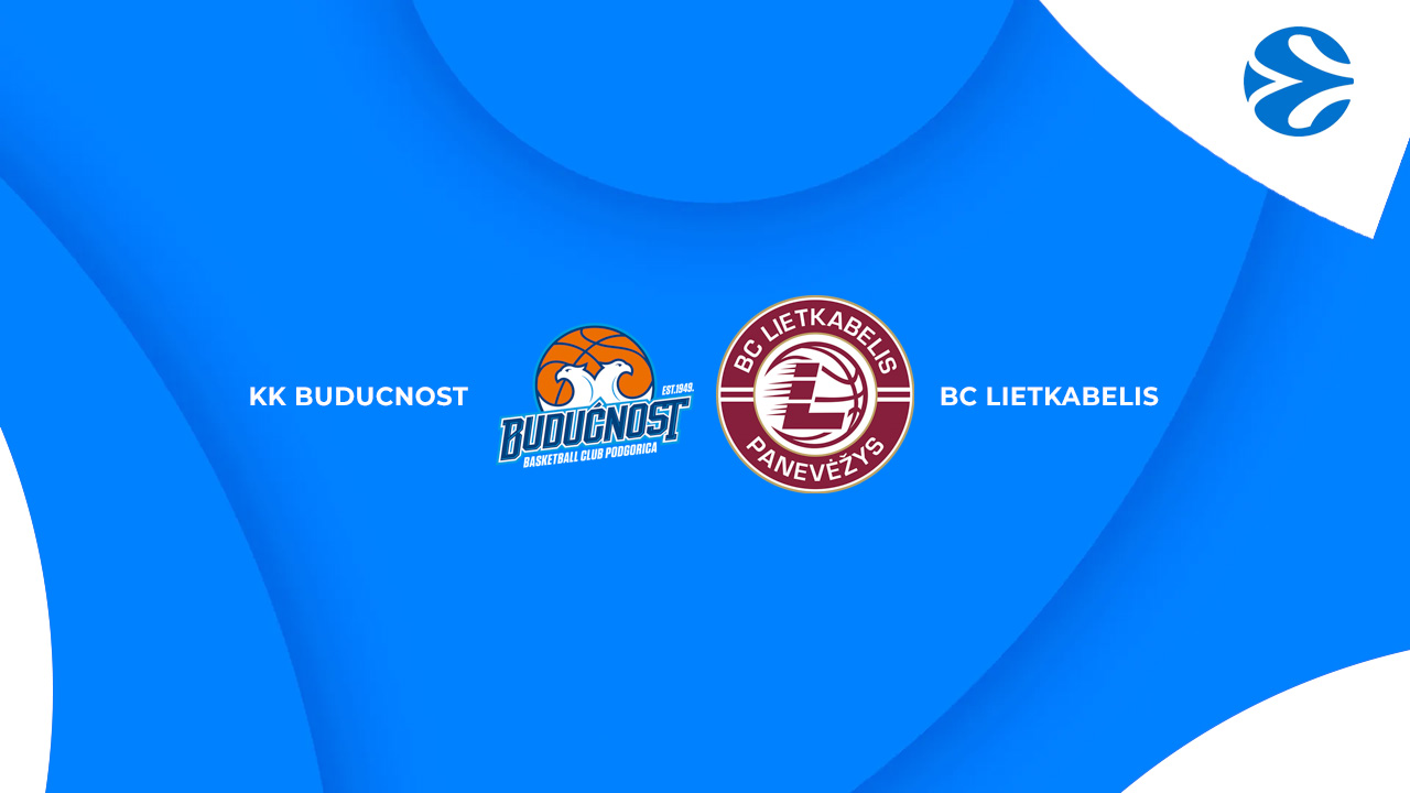 KK Budućnost vs BC Lietkabelis poster