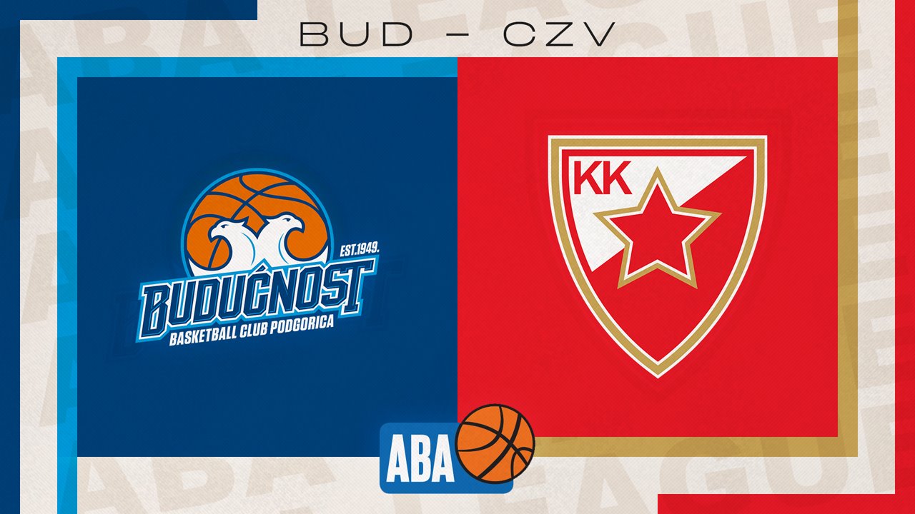 KK Budućnost vs KK Crvena zvezda poster
