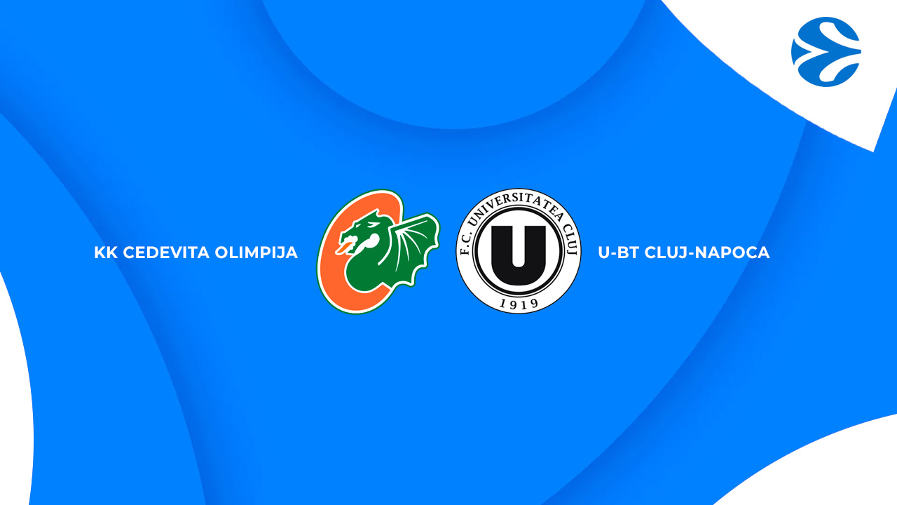 KK Cedevita Olimpija vs U-BT Cluj-Napoca poster