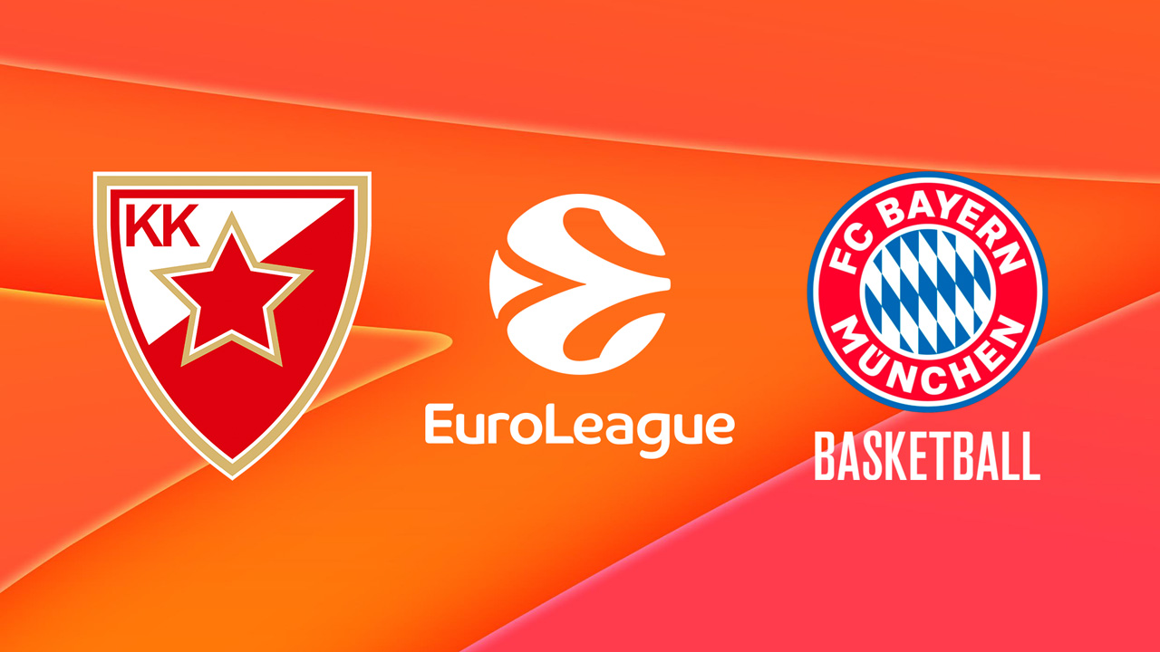 KK Crvena zvezda vs Bayern München Basketball poster