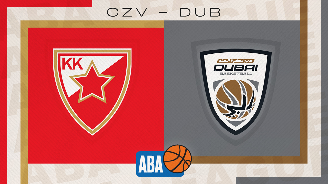 KK Crvena zvezda vs Dubai Basketball poster