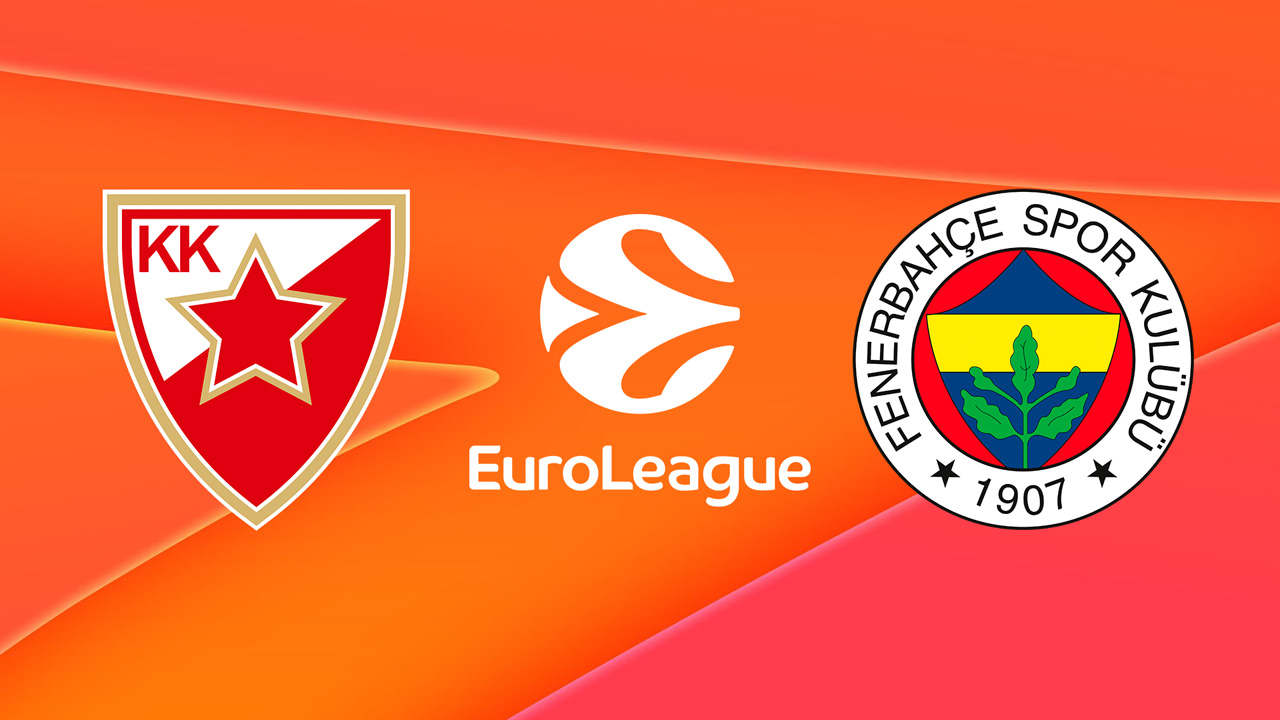 KK Crvena zvezda vs Fenerbahçe Basketbol poster