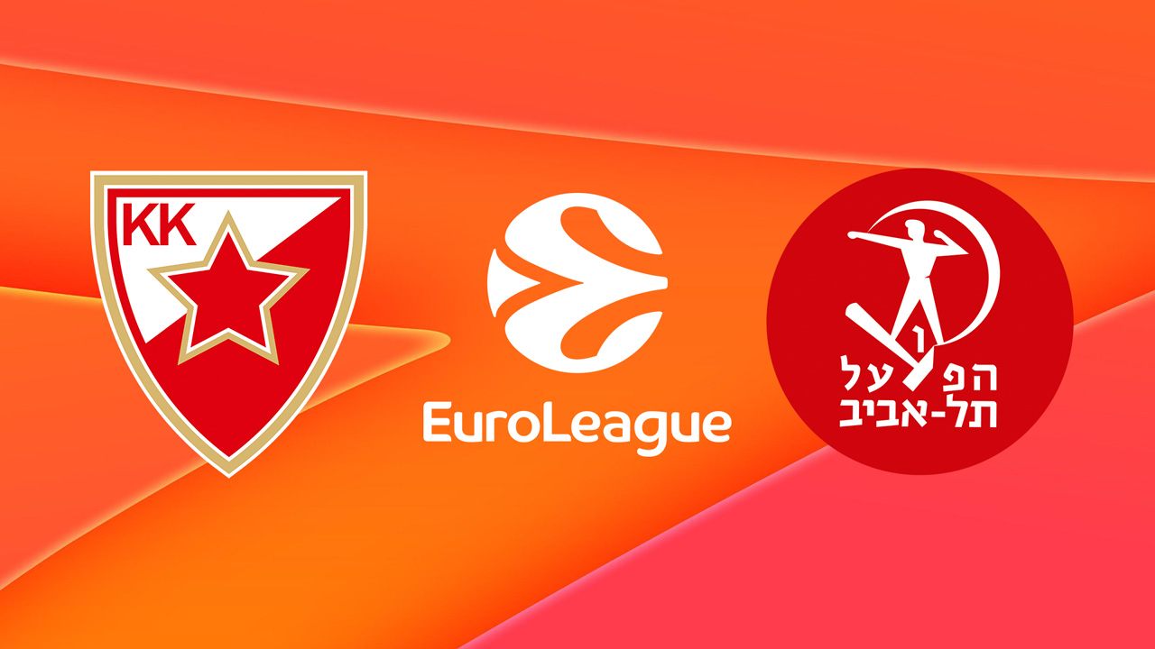 KK Crvena zvezda vs Hapoel Tel Aviv BC poster